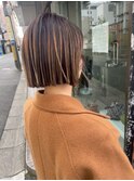切りっぱなしボブ