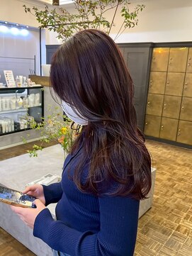 ヘアーアイスカルテット(HAIR ICI QUARTET) 20代30代透明感チョコレートブラウン×小顔レイヤーカット