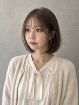 サムシング(Something.) 大人可愛い韓国ヘア_柔らかミニボブ