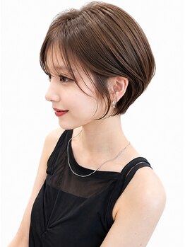 ヘアーメイク ヴェルダ(Hair make VERDA)の写真/フロントバングにこだわった愛されショートで360度どこから見ても大人可愛いスタイルを実現☆