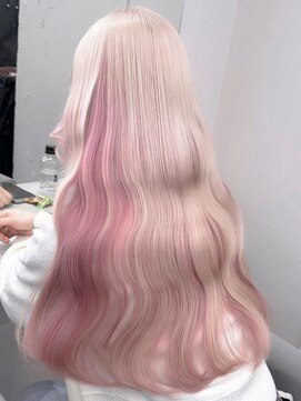 ベレーザ 川越(Beleza) ba18831_ピンクベージュハイトーンカラー透明感ワンホンヘア艶髪