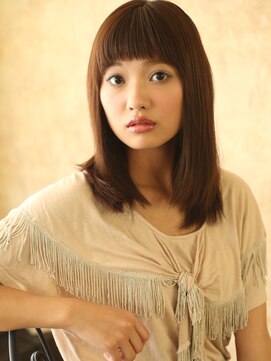 美容室チック 大島店(chic) ちょっと斬新な冒険前髪パッツンスタイルでオシャレに。【大島】