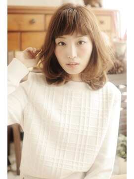 メリーランド 自由が丘(MerryLand) 【アッシュミラベルミルクティ】ショートバングの大人ふわロブ