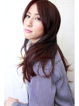 ルークス 中央林間(LOOOKS) ロングヘア×レッドブラウン×ツヤ髪