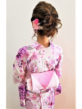 ラチャウ(La.Ciau) ２０１８☆浴衣&ヘアセット５４００円