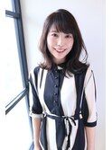 【パラッチ豊中】透明感◎暗髪ミディスタイル