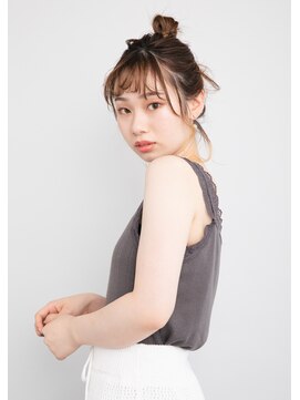 モカ ヘアーデザイン(moca HAIR DESIGN) 【moca HAIR DESIGN】お団子ルーズアップ