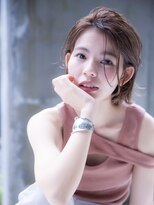 siena　ナチュラルブラウン×オールバックスタイル　渋谷