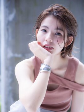 シエナ 渋谷(Siena) siena ナチュラルブラウン×オールバックスタイル 渋谷