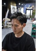 #55 アップバング×束感パーマ