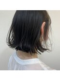 ダークグレージュ/切りっぱなしボブ 大宮