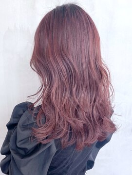 アイティー バイ アルバム 中野店(IT by ALBUM) ピンクベージュ_くびれミディイヤリングカラー_ba319001