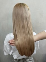 イル/ブリーチ毛対応縮毛矯正（ストレートパーマ、髪質改善、酸性ストレート）