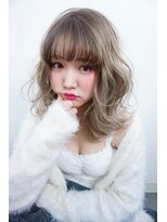 ラックスビーハカタ 福岡博多バスターミナル店(LUXBE HAKATA)&nbsp;シアーカラー×ハイトーン