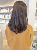 キャアリー(Caary)&nbsp;福山市美容室Caary ツヤ感さらさらストレート Aラインロブ