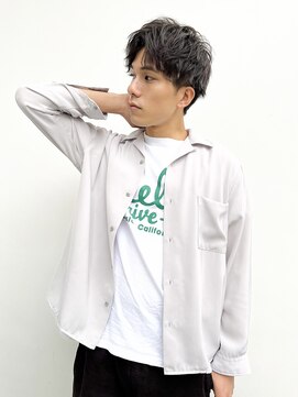 ジョエミバイアンアミ(joemi by Un ami) 新宿（joemi 近江）爽やかラフウェーブの外はねパーママッシュ