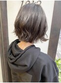 《knit銀座》大人可愛い20代30代40代ショートボブ丸み前下がり