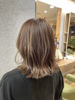 ブロッサム 東中野店 20代30代大人かわいいモカベージュナチュラルロブヘアー美肌