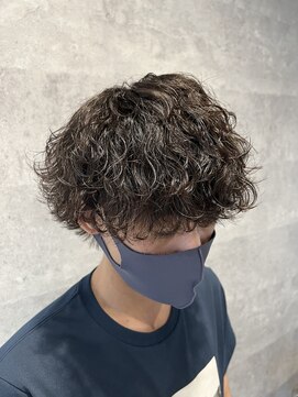 アンダーバーホワイト(_WHITE) 波巻きパーマ