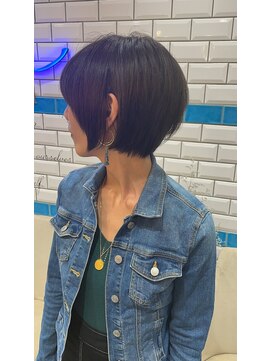 シー バイ ロンド 新宿(Sea by Lond) ショートボブ/ショート/ダークブラウン