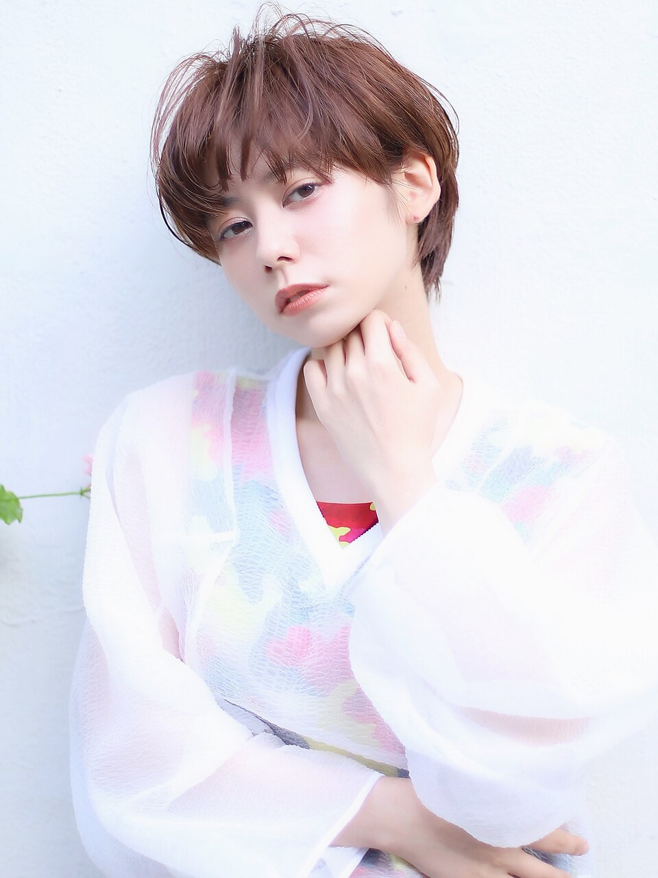 韓国ショート/韓国パーマ/シースルーバング/20代30代40代