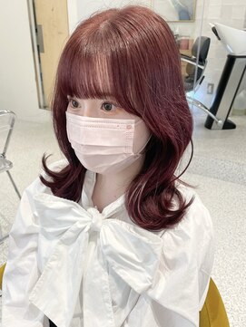 ローウェ 渋谷(Louwe) 大人気ピンクブラウンカラー♪《misaki》