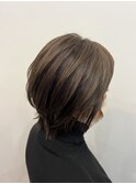【白髪を隠さず活かしていく】白髪ぼかしハイライト
