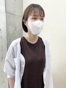 エフバイラブランシュ 大宮東口店(ef by La Blanche) 大宮/大宮美容室/ボブ/ミニボブ/オリーブグレージュ/ショート