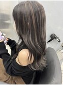 .グレージュ×contrast highlight.