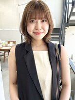 ヘアー アイス 御器所本店(HAIR ICI) 小顔似合わせカットくびレイヤーエモージュ大人可愛い