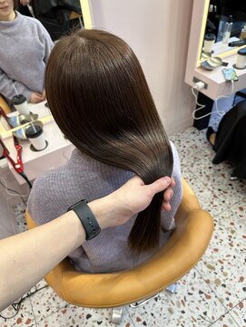 ボタン シブヤ(VOTAN SHIBUYA) 韓国ヘア/艶感カラー/水素トリートメント/艶髪/グレージュ