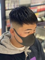 ビート バーバーショップ 大阪駅前第3ビル店(BEET BARBERSHOP) ベリーショートスキンフェードメンズ梅田理容室