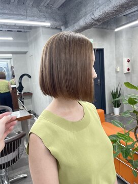 ニコ トウキョウ 渋谷(nico TOKYO) ブロンドベージュ/ボブ/外はねボブ/タッセルボブ