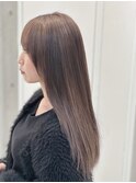レイヤーカットナチュラルハイトーンデザインカラー[日野駅]