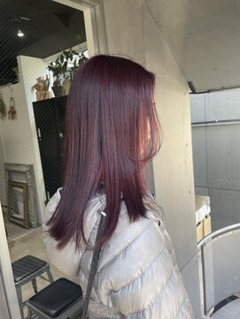 アルカナ 明治神宮前原宿(ARCANA) ハイトーンカラー　レッドカラー　チェリーレッド　ブリーチ