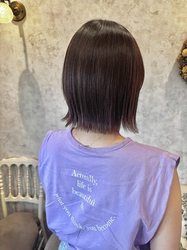 ディーヴァヘアーエズ(DIVA hair Eze) 【natsuki】切りっぱなしボブ◇カシスブラウン