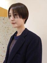 小顔にみえるショート