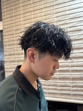 フレームヘア frame hair ツイストスパイラルパーマ