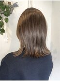 シークレットハイライト×オリーブベージュ