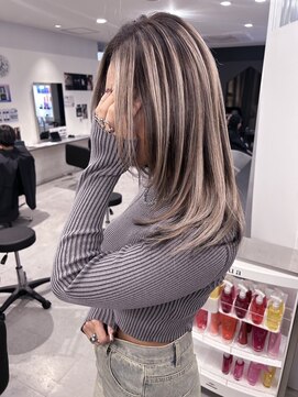 キング 枚方店(K!ng) 縮毛矯正髪質改善ハイライトレイヤーカット枚方美容室エクステ