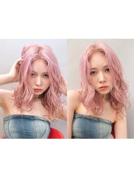 《初ブリーチもダメージを最小限に》お客様に合わせて薬剤を選定し理想の艶×ハイトーンを叶えます＊