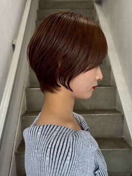 クロト(Clotho) ショートカット/髪質改善縮毛矯正白髪ぼかしレイヤーカラーボブ