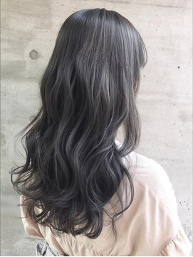 アドラーブル 長岡リップス旭岡店(adorable) 30代40代秋抜け感パーマで魅せる大人女子アッシュグレーロング