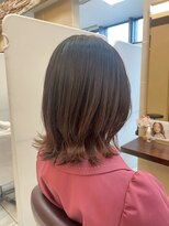 ルページ 千葉(lpage)&nbsp;髪質改善/顔周りレイヤーカット/グレージュ[千葉/千葉駅]