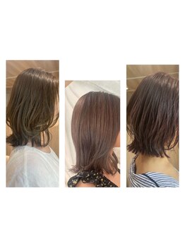 印象を左右する顔周りを、どの角度から見ても可愛く♪耳にかけても結んでも可愛くアレンジできるSTYLEに！