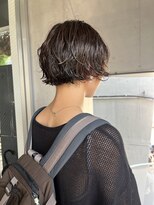 アルカナ 明治神宮前原宿(ARCANA) ボブパーマ ミニボブ ブリーチ無し くるくるパーマ