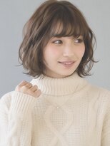 アメリラブ(ameri love) ゆるふわショートボブ×チャコールグレー