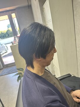 クレール(Clair) ナチュラルメンズ縮毛矯正×襟足長め