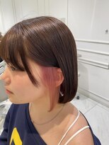 ヘアーアンドメイク ニューヨークニューヨーク 姫路店(Hair&Make NYNY)&nbsp;ボブ×インナーカラー