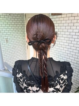 フェリーチェ 六本木店(Felice) タイトヘア タイトアレンジ カチモリ イベントヘア 参列